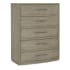 Hooker Furniture 42" Wide 5 Drawer Wood Veneer Dresser Medium Wood