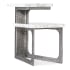 Hooker Furniture Melange 14" Wide Metal Accent Table Silver