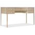 Hooker Furniture Melange 54" Wide Marble, Metal, and Veneer Table Polished Limestone / White / Gray
