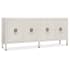 Hooker Furniture Melange 78" Wide Oak Accent Cabinet Cream