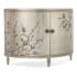 Hooker Furniture Melange 50" Wide Silver Leaf Accent Cabinet Silver