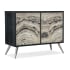 Hooker Furniture Melange 45" Wide Wood Veneer Accent Cabinet Black