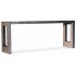 Hooker Furniture Joni 76" Wide Minimalist Urban Industrial Console Table from the Melange Collection Light Wood Stain