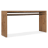Hooker Furniture Big Sky 18" Wide Solid Wood Top Console Table Vintage Natural