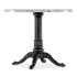 Hooker Furniture Charleston 36" Wide Stone Top Resin Table Carrara Stone