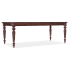 Hooker Furniture Charleston 84" Wide Wood Top Cherry and Walnut Wood Table Maraschino Cherry