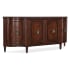 Hooker Furniture Charleston 78" Wide Cherry and Maple Sideboard with Adjustable Shelves Maraschino Cherry