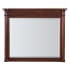 Hooker Furniture Charleston 48" W x 39-1/4" H Square Wood Framed Bathroom Mirror Maraschino Cherry