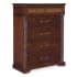 Hooker Furniture Charleston 44" Wide 6 Drawer Cherry and Resin Dresser with Cane Front Insets Maraschino Cherry