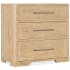 Hooker Furniture Retreat 34" Wide Maple and Oak Nightstand with Self Closing Drawers Dune