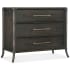 Hooker Furniture Retreat 40" Wide 3 Drawer Maple and Bamboo Dresser with Self Close Black Sand