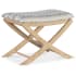 Hooker Furniture Retreat 26" Wide Wood Framed Polyester Bedside Bench Dune