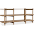 Hooker Furniture Vineyard Row 80" Wide Metal, Veneer, and Wood Table Sonoma / Rustic Hammered Metal