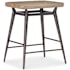 Hooker Furniture Vineyard Row 20" Wide Stool Sonoma / Rustic Hammered Metal