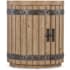 Hooker Furniture Vineyard Row 22" Diameter Wood and Resin Table Sonoma / Rustic Hammered Metal