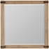 Hooker Furniture Vineyard Row 44" Square Beveled Framed Accent Mirror Sonoma / Rustic Hammered Metal