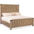 Hooker Furniture Vineyard Row King Wood and Veneer Bed Frame with Matching Headboard and Footboard Sonoma / Rustic Hammered Metal