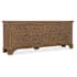 Hooker Furniture Americana 84" Wide Oak Accent Cabinet Honey / Antique Bronze