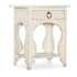 Hooker Furniture Americana 32" Wide 1 Drawer Oak Nightstand Daisy / Antique Bronze