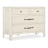 Hooker Furniture Americana 46" Wide 4 Drawer Oak Dresser Daisy / Antique Bronze