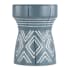 Hooker Furniture Commerce and Market 20" Diameter Cast Resin End Table Blue / White
