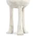 Hooker Furniture Yeti 17" Wide Wood Top Mango Accent Table White
