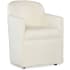 Hooker Furniture Izabela 25" Wide Wood Framed Linen and Polyester Dining Chair White