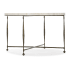 Hooker Furniture Commerce and Market 30" Diameter Iron Coffee Table with Bone Inlay Top Bronze / Natural