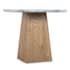 Hooker Furniture Commerce and Market 24" Wide Oak, Quartz, and Veneer Table Natural Oak / Quartz Stone