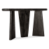 Hooker Furniture Commerce and Market 15" Wide Mango Wood Console Table Black