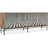 Hooker Furniture Linear Perspective 80" Wide Mango Accent Cabinet with Soft Close Medium Wood
