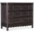 Hooker Furniture Flora 44" Wide 3 Drawer Acacia Dresser with Self Close Dark Wood