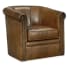 Hooker Furniture Axton 32" Wide Leather Upholstered Arm Chair Checkmate Pawn