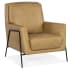 Hooker Furniture CC 31" Wide Metal Framed Leather Accent Chair Ankur Sand