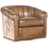 Hooker Furniture Spencer 34" Wide Leather Chair Nature / Light Brindle Hair