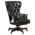 Hooker Furniture 25" Wide Leather Adjustable Office Chair from the Katherine Collection Legendary Graphite