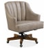Hooker Furniture 26" Wide Wood Framed Leather Office Chair from the Haider Collection Easy Street Document