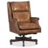 Hooker Furniture Beckett 26" Wide Leather Office Chair with Nailhead Trim Checkmate Pawn