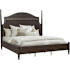 Hooker Furniture Asher Park Queen Wood Veneer Bed Frame From the Asher Park Collection Piano Brown