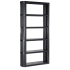 Hooker Furniture Eden 41" Wide 4 Shelf Mahogany Bookcase Black