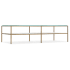 Hooker Furniture Cashel 62" Wide Marble Top Stainless Steel, Tempered Glass Coffee Table Marble / White / Gray / Gold