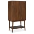 Hooker Furniture Orson 36" Wide 1 Drawer Mahogany Accent Cabinet with Mirrored Glass Panel Dark Mahogany