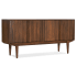 Hooker Furniture Orson 70" Wide Mahogany Accent Cabinet with 3 Electrical Outlet Dark Mahogany