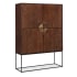 Hooker Furniture Vinca 50" Wide Mahogany Bar/Wine Cabinet Dark Mahogany