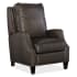 Hooker Furniture Kerley 31" Wide Traditional Finished Leather Manual Push-Back Recliner Sarzana Castle