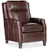 Hooker Furniture Nelson 30" Wide Leather Recliner Dark Roast / Dark Wood