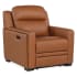 Hooker Furniture McKinley 39" Wide Leather Power Recliner with Power Headrest and Lumbar Brown