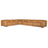 Hooker Furniture Fresco 172" Wide Leather Sofa Zen Caramel