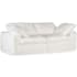 Hooker Furniture Barefoot 90" Wide Wood and Fabric Sofa with Rounded Edges Yakety Yak Natural