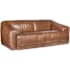 Hooker Furniture Fleetwood 94" Wide Leather Sofa with Wide Arms Taupe